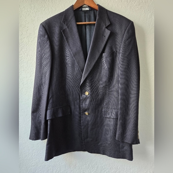 Burberrys Men’s Dark Blue 2 Button Blazer Size 41 regular - Picture 1 of 16